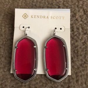 Red Kendra Scott Earrings